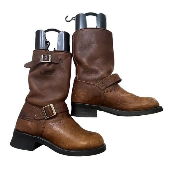 Xelement Boots - Brown Oil-tanned Leather, men US size 9 main image 12